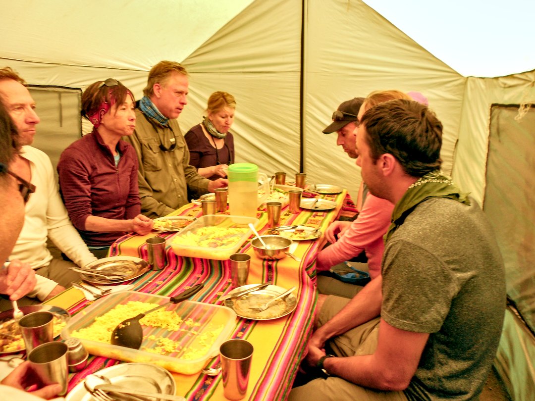 Inca Trail Expedition Lunch