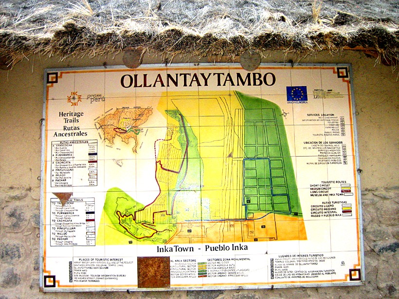 Ollantaytambo Map