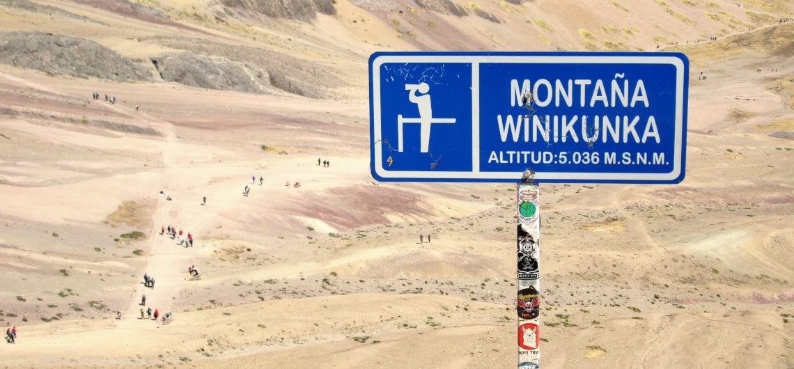 Rainbow Mountain Peru Elevation