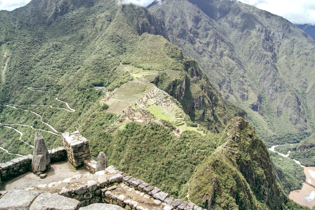 View From Huayna Picchu Mountain