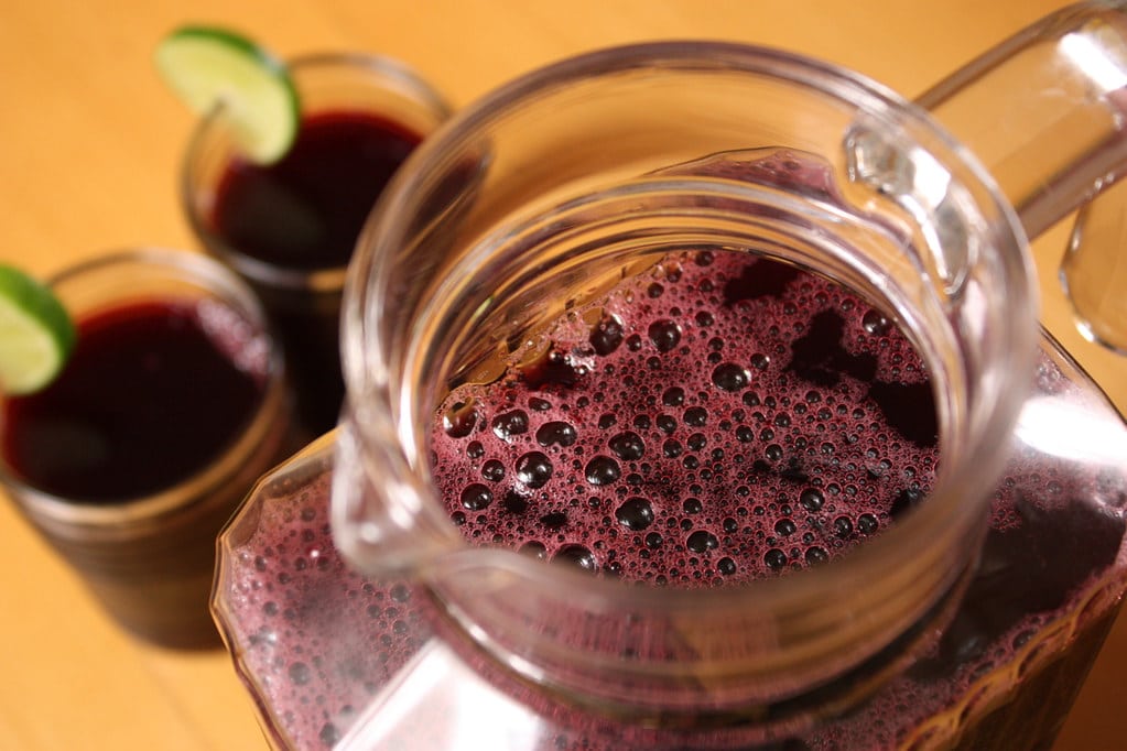 Peruvian Drinks Chicha Morada